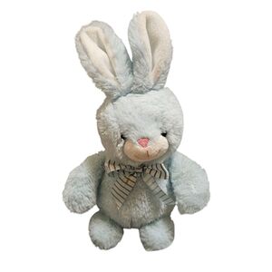 Dan Dee Vintage Soft Plush Blue Bunny Stuffed Animal (Easter)Approx 8"